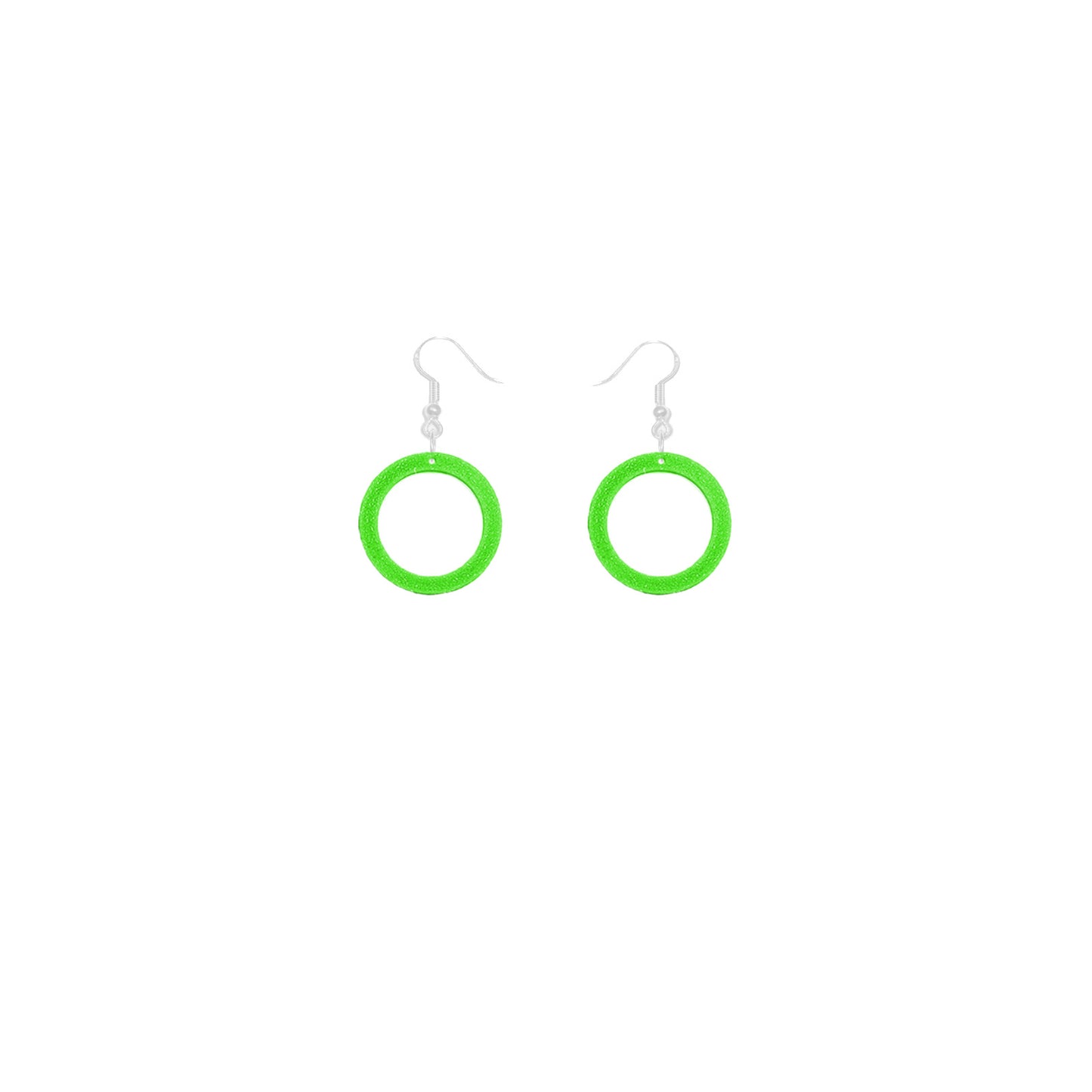 Circle Hoop Earrings Glow In The Dark