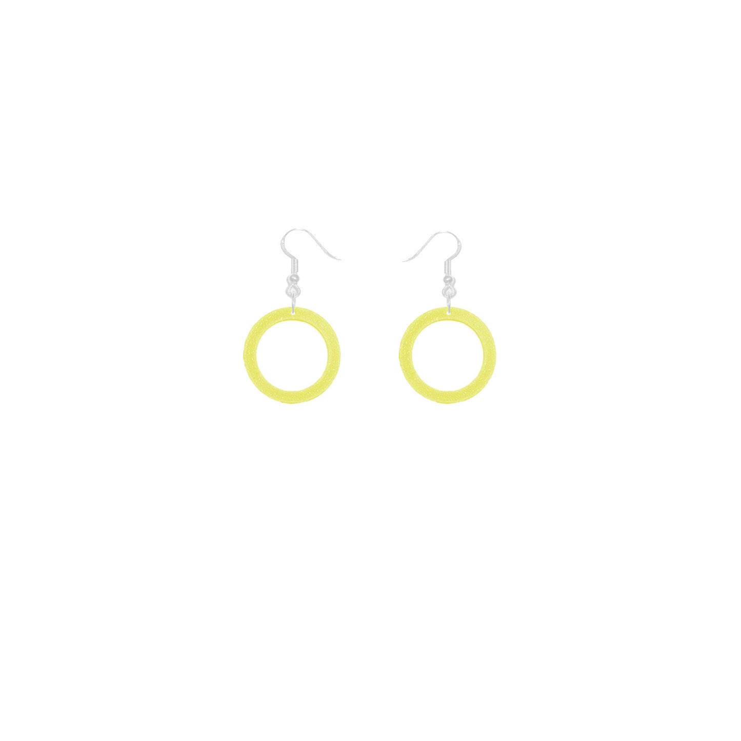 Circle Hoop Earrings Glow In The Dark