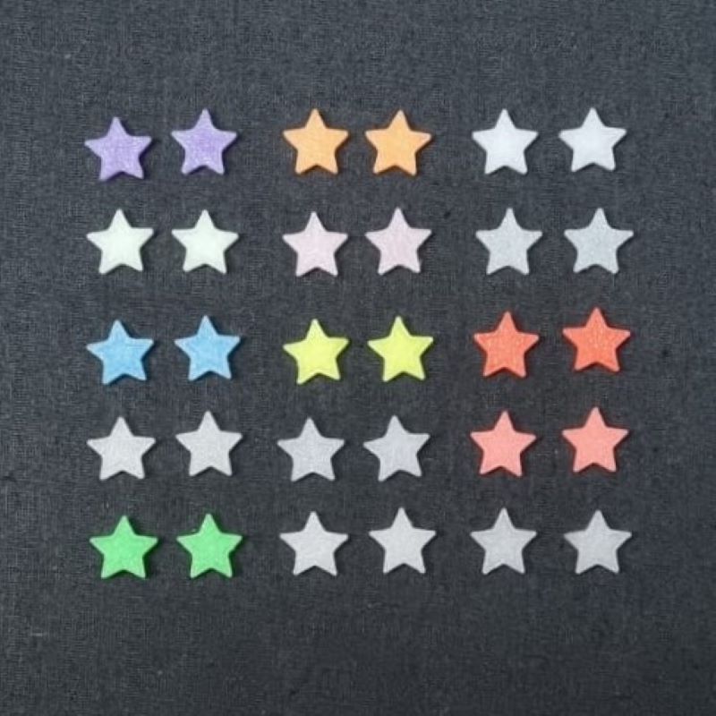 Glow In The Dark Star Stud Earrings