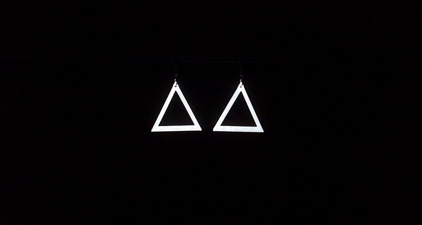 Triangle Hook Earrings Glow In Dark